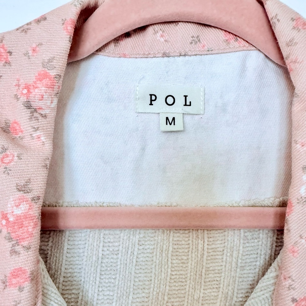 POL Pink and Brown Jean Jacket - Picture 2 of 7